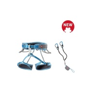 Zestaw via ferrata Ocun Via Ferrata Twist Tech Eco Captur Lite Swivel Set - grey/blue. XS-M      