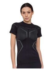 SS1465W Koszulka damska z krótkim rękawem DRY czarny/grafitowy