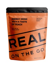 Napój izotoniczny REAL ON THE GO brzoskwiniowy