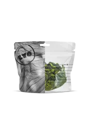 Liofilizowana zupa: Krem brokułowo-szpinakowy z mozzarellą i pestkami dyni