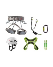 Zestaw Ocun VIA FERRATA TWIST+CHEST SH slv/gr M-XL