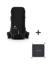 Plecak SENTE 35 MILO - black+siatka na kask GRATIS