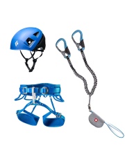 Zestaw na Ferratę KASK Black diamond Capitan rozmiar S-M + lonża Ocun Captur PRO +Ocun Twist Quattro