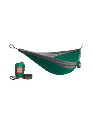 Hamak Grand Trunk  Deluxe Parachute nylon + Straps Green/Charc