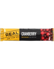 Baton proteinowy REAL ON THE GO o smaku żurawinowym 40 g