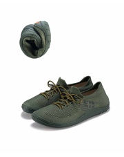 Męskie buty minimalistyczne Brubeck BAREFOOT merino - khaki 