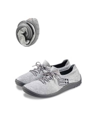Męskie buty minimalistyczne Brubeck BAREFOOT merino jasnoszary