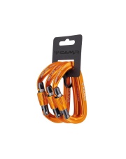 Zestaw karabinków Orbit LOCK 3 PACK karabinki pomarańczowe