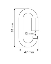 10mm Quick Link Oval Karabinek