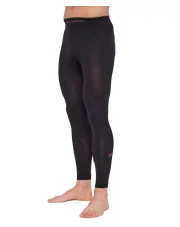 Wełniane spodnie męskie ACTIVE MERINO - CZARNE 