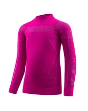 Bluza dziecięca THERMO KIDS fuksjowo-szary BRUBECK