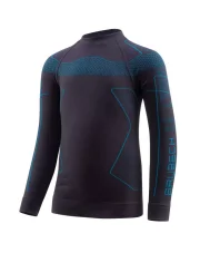 Bluza dziecięca THERMO KIDS grafitowy/niebieski 