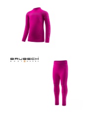 Zestaw dziecięcy THERMO KIDS fuksjowy/szary BRUBECK
