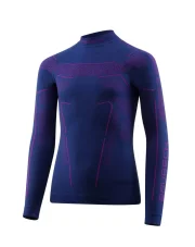 Bluza dziecięca THERMO JUNIOR Brubeck jeansowo/fioletowy