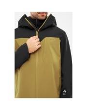 Kurtka męska hardshell z bluzą Primaloft VIKING Ravelo 3 in 1 Man czarno brązowa