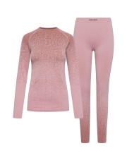 Bielizna damska VIKING Altis Lady Set Merino różowa
