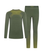 Bielizna męska VIKING Altis Man Set Merino ciemno zielona